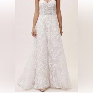 BHLDN Anthropologie Whispers & Echos “Olson” Wedding Dress—BRAND NEW SIZE 6